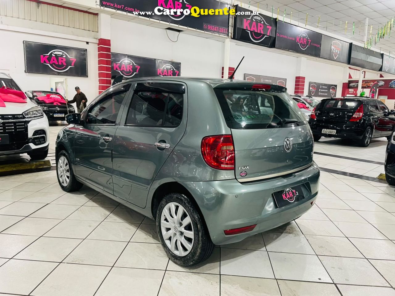 VOLKSWAGEN   FOX 1.6 MI TOTAL FLEX 8V 5P   CINZA 2012 1.6 FLEX - Loja