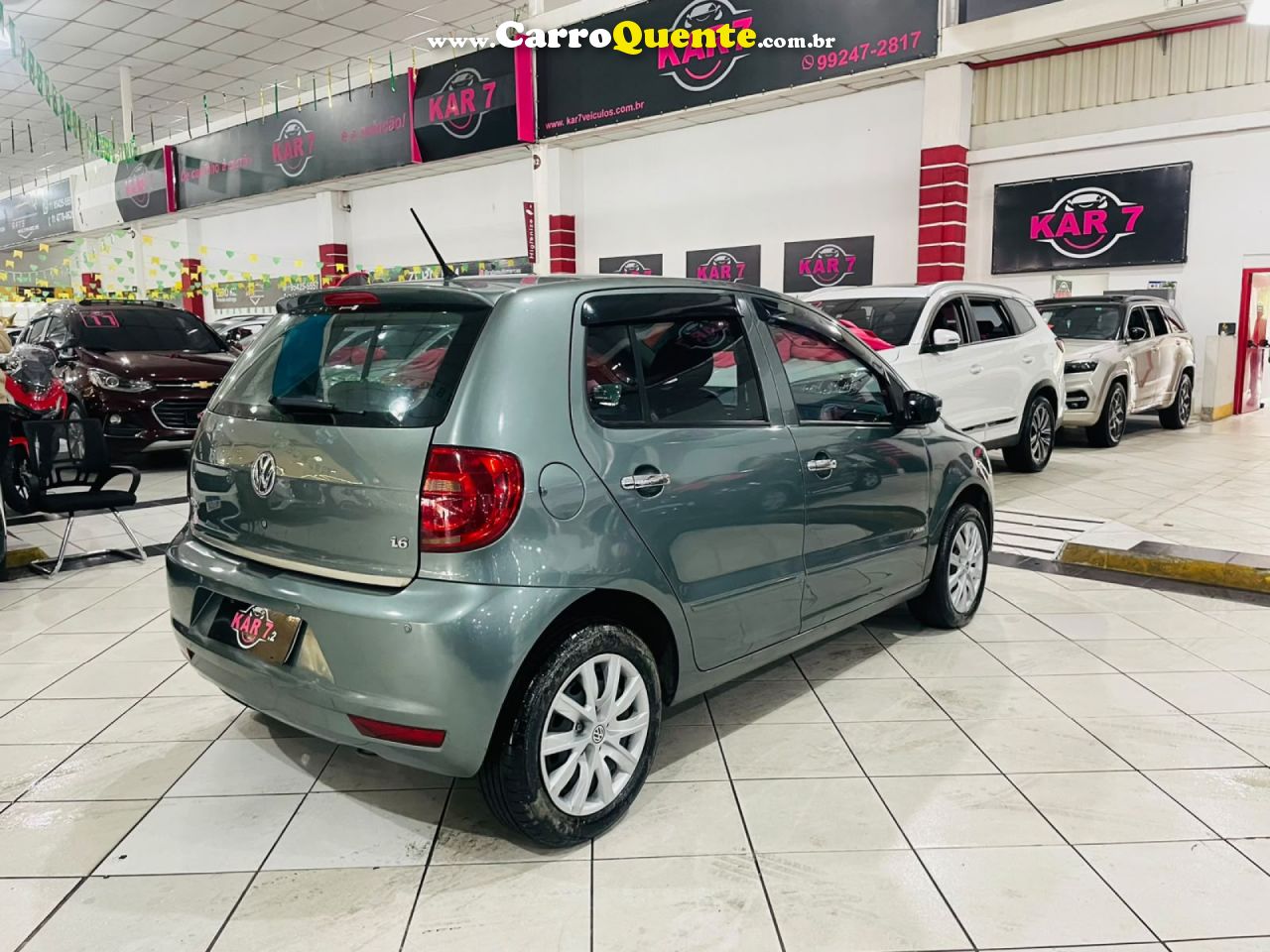 VOLKSWAGEN   FOX 1.6 MI TOTAL FLEX 8V 5P   CINZA 2012 1.6 FLEX - Loja