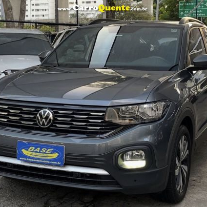 VOLKSWAGEN   T-CROSS COMFOR. 200 TSI 1.0 FLEX 5P AUT.   CINZA 2022 1.0 FLEX