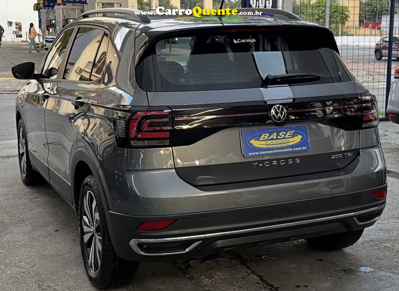 VOLKSWAGEN   T-CROSS COMFOR. 200 TSI 1.0 FLEX 5P AUT.   CINZA 2022 1.0 FLEX - Loja