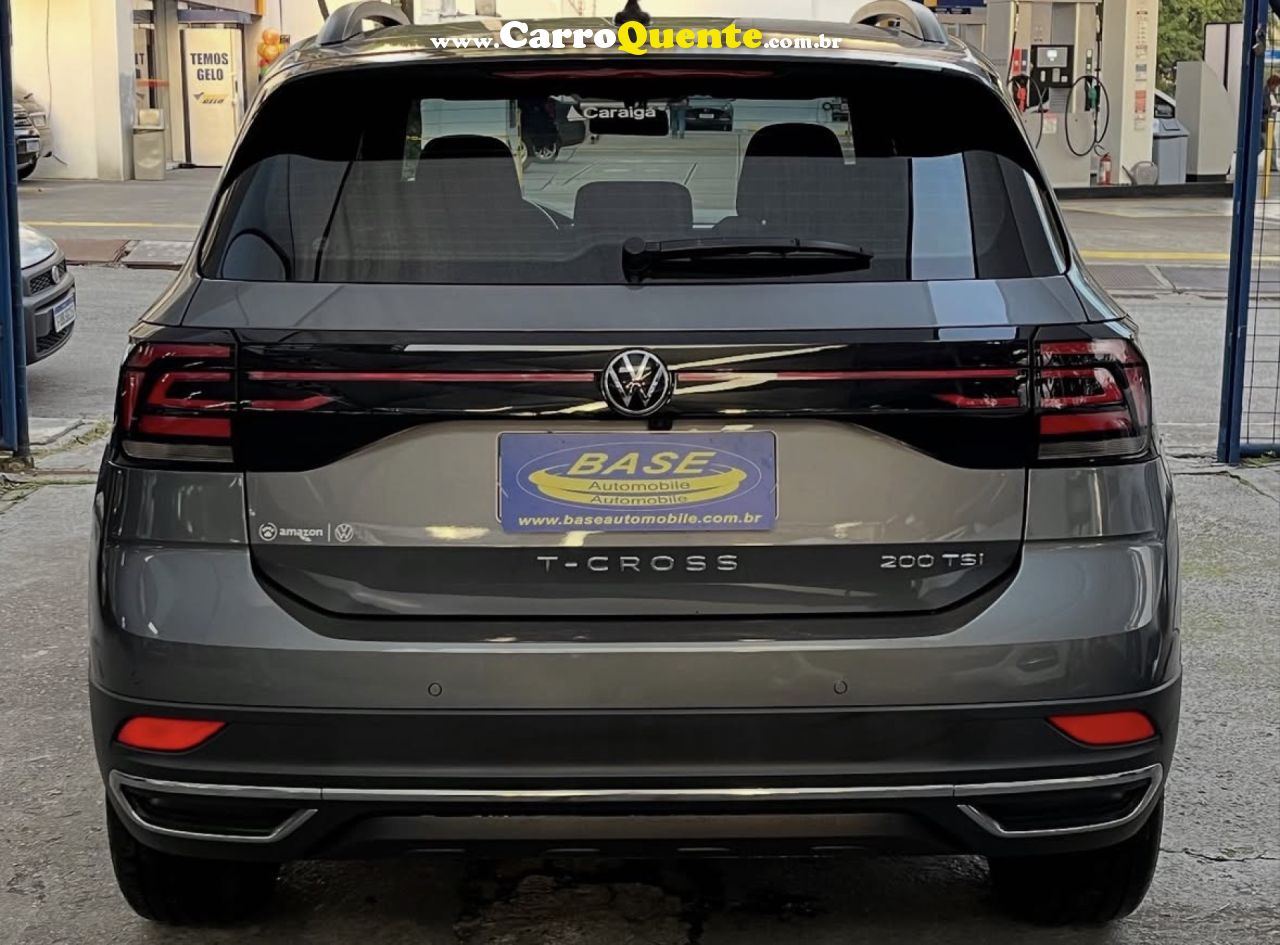 VOLKSWAGEN   T-CROSS COMFOR. 200 TSI 1.0 FLEX 5P AUT.   CINZA 2022 1.0 FLEX - Loja