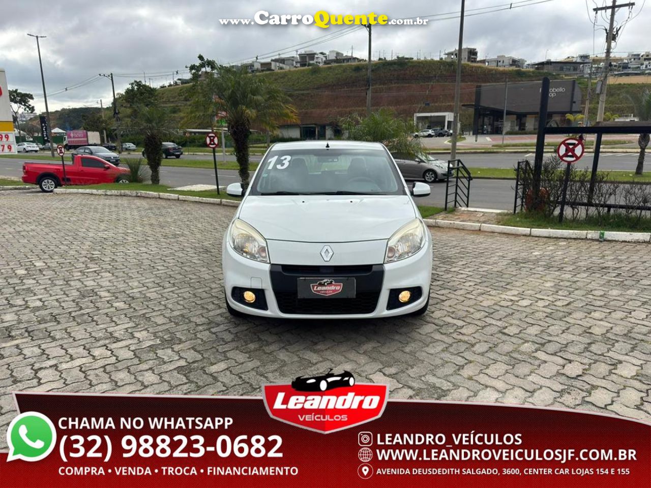 RENAULT   SANDERO EXPRESSION HI-FLEX 1.0 16V 5P   BRANCO 2013 1.0 FLEX - Loja