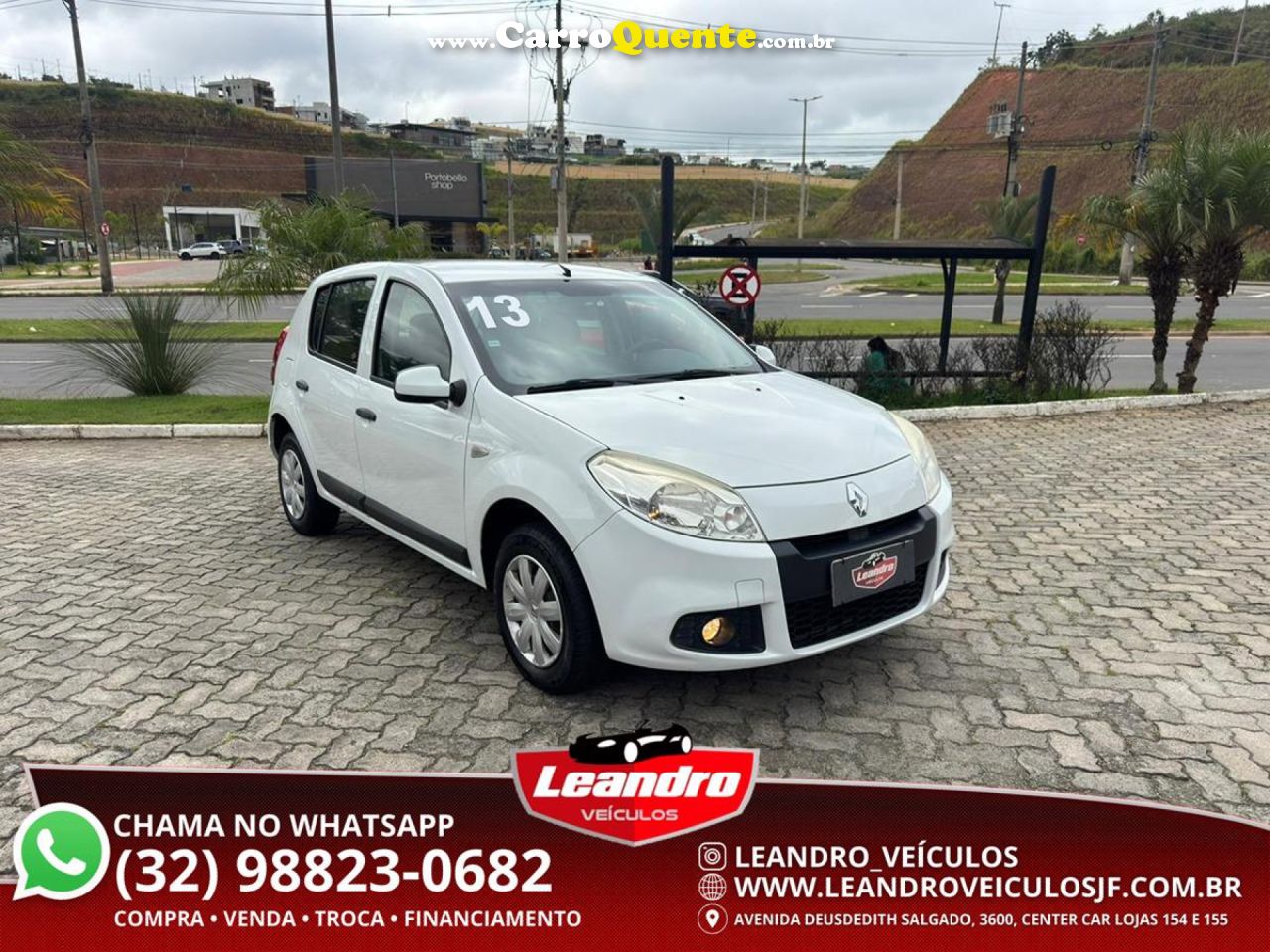 RENAULT   SANDERO EXPRESSION HI-FLEX 1.0 16V 5P   BRANCO 2013 1.0 FLEX - Loja