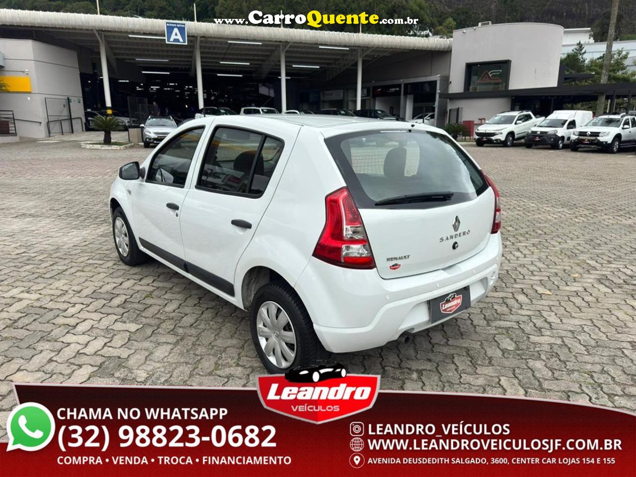 RENAULT   SANDERO EXPRESSION HI-FLEX 1.0 16V 5P   BRANCO 2013 1.0 FLEX - Loja