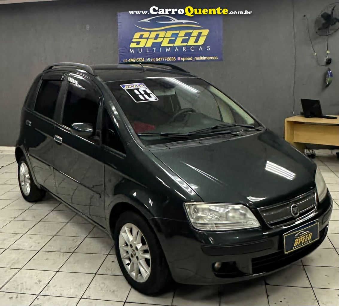 FIAT   IDEA ELX 1.4 MPI FIRE FLEX 8V 5P   CINZA 2010 1.4 FLEX - Loja
