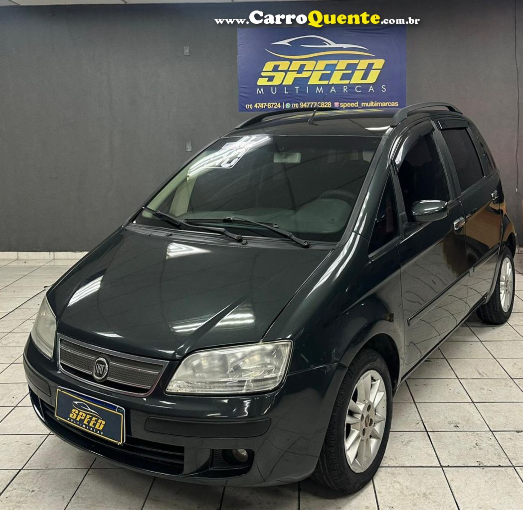 FIAT   IDEA ELX 1.4 MPI FIRE FLEX 8V 5P   CINZA 2010 1.4 FLEX - Loja