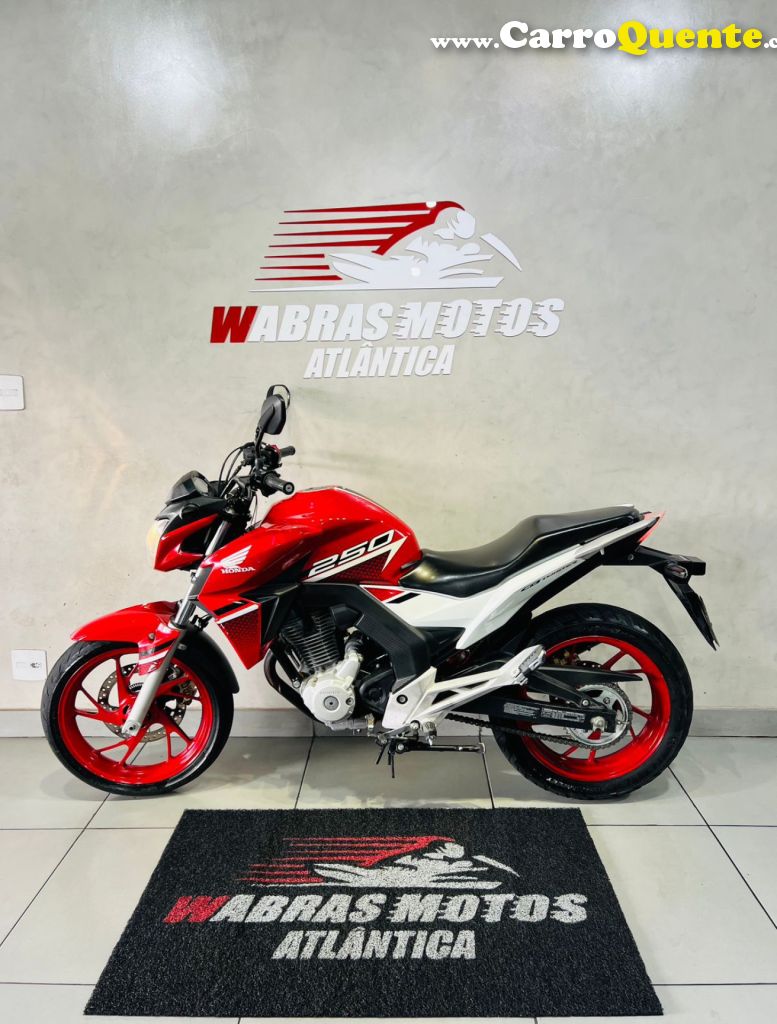 HONDA   HONDACB250F TWISTER ABS   VERMELHO 2022 250 CC FLEX - Loja