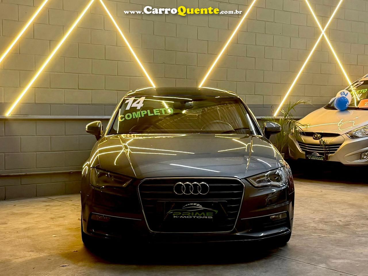 AUDI   A3 SED.1.81.8 AMBIT.16V TB FSI S-TRONIC   PRATA 2014 1.8 GASOLINA - Loja