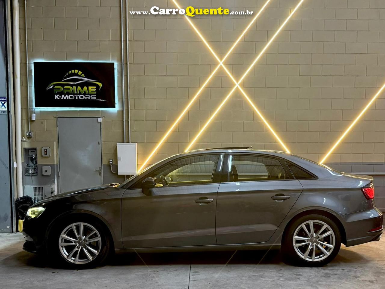 AUDI   A3 SED.1.81.8 AMBIT.16V TB FSI S-TRONIC   PRATA 2014 1.8 GASOLINA - Loja