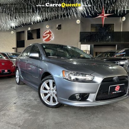 MITSUBISHI   LANCER GT 2.0 16V 160CV AUT.   PRATA 2012 2.0 GASOLINA