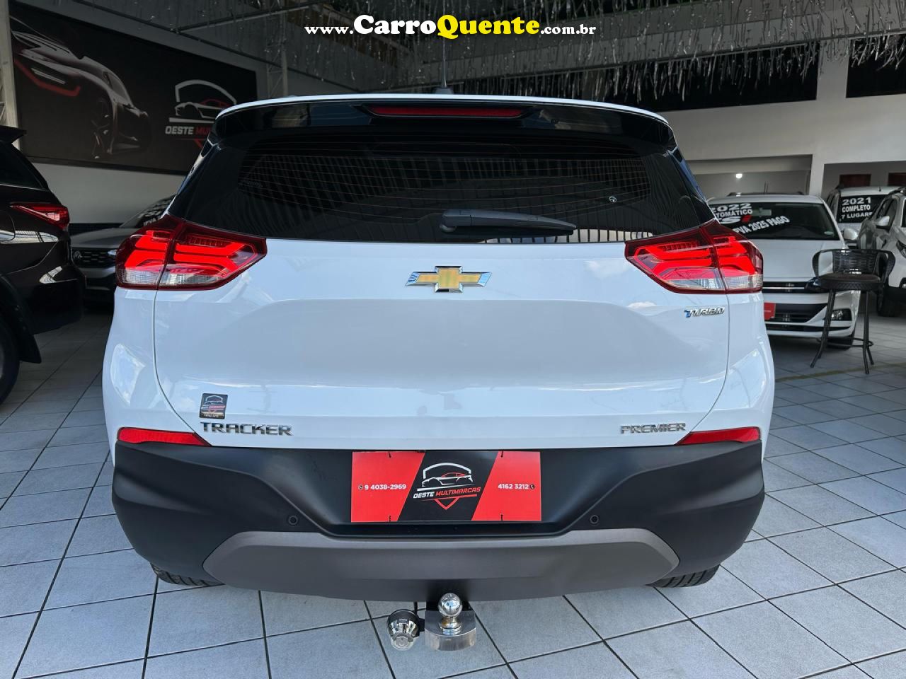 CHEVROLET   TRACKER PREMIER 1.2 TURBO 12V FLEX AUT.   BRANCO 2023 1.2 FLEX - Loja