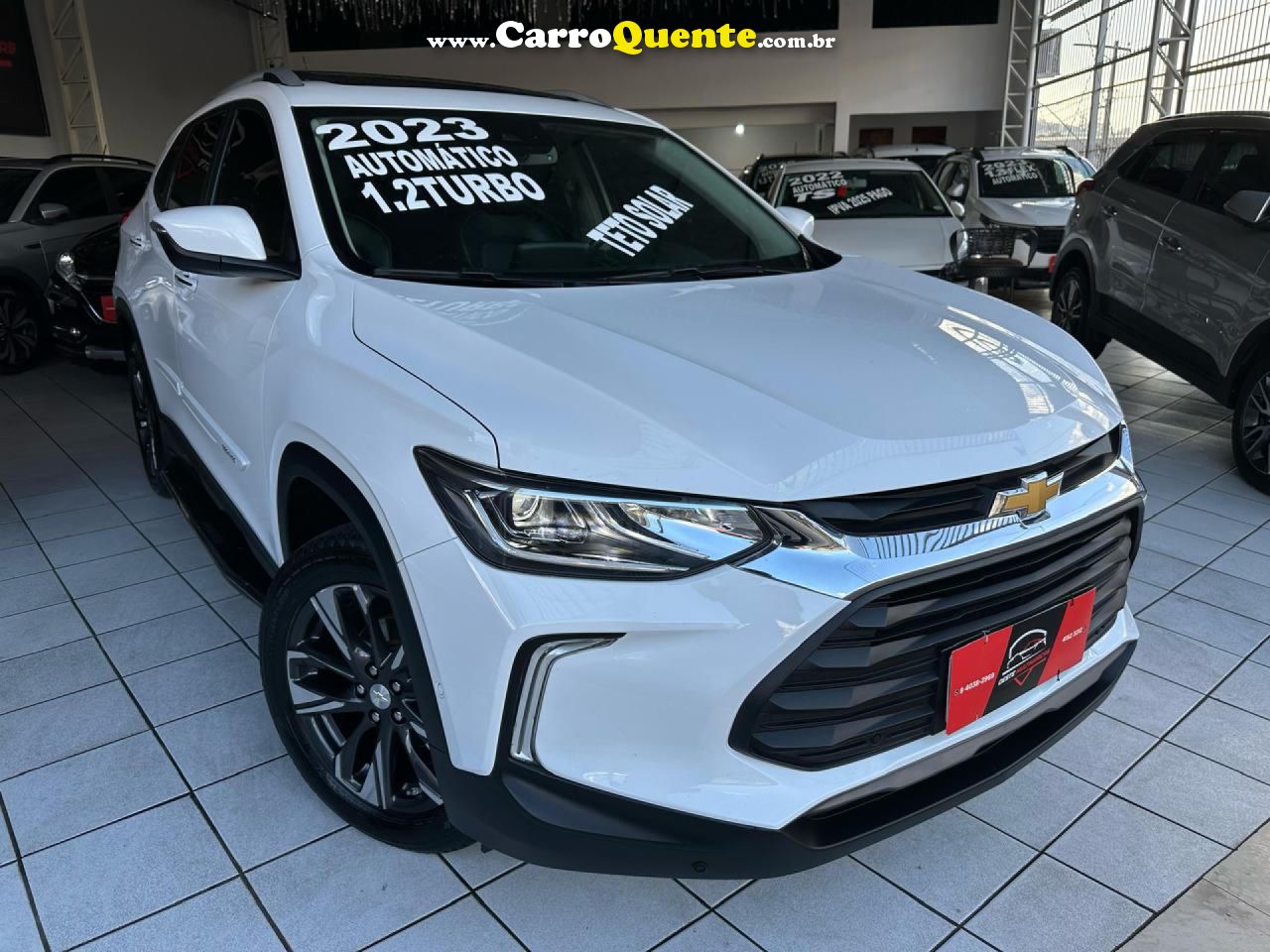 CHEVROLET   TRACKER PREMIER 1.2 TURBO 12V FLEX AUT.   BRANCO 2023 1.2 FLEX - Loja