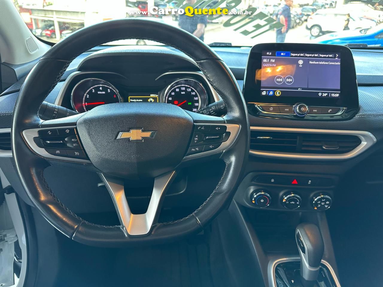 CHEVROLET   TRACKER PREMIER 1.2 TURBO 12V FLEX AUT.   BRANCO 2023 1.2 FLEX - Loja