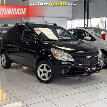 CHEVROLET   AGILE LT 1.4 MPFI 8V FLEXPOWER 5P   PRETO 2011 1.4 FLEX
