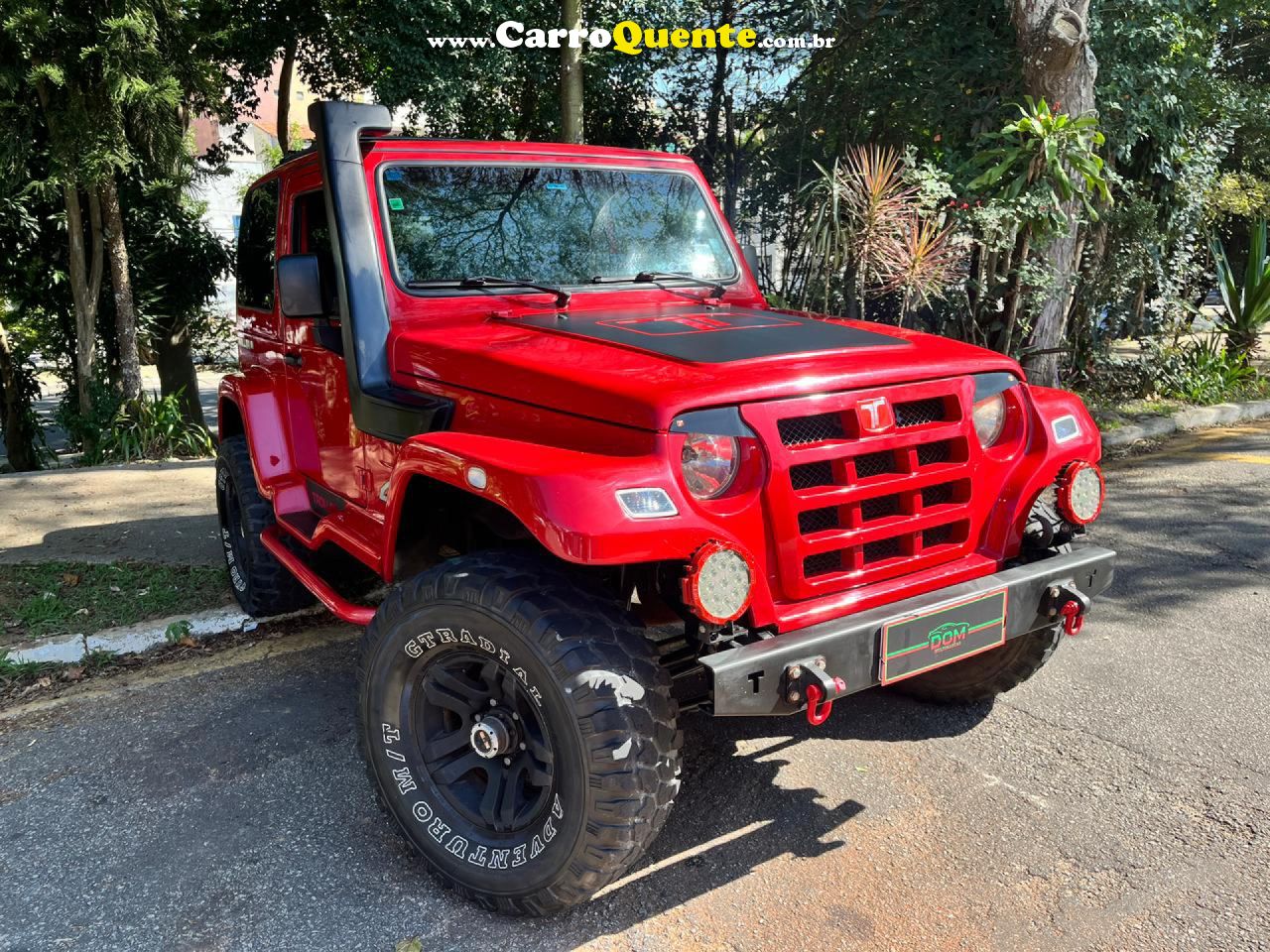 TROLLER   T-4 4X4 3.0 TB INT. CAP. RÍGIDA DIESEL   VERMELHO 2010 3.0 DIESEL - Loja