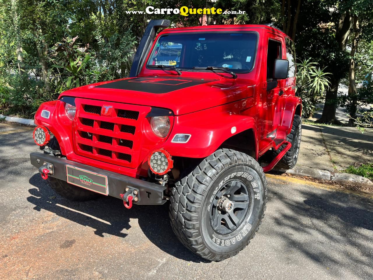 TROLLER   T-4 4X4 3.0 TB INT. CAP. RÍGIDA DIESEL   VERMELHO 2010 3.0 DIESEL - Loja