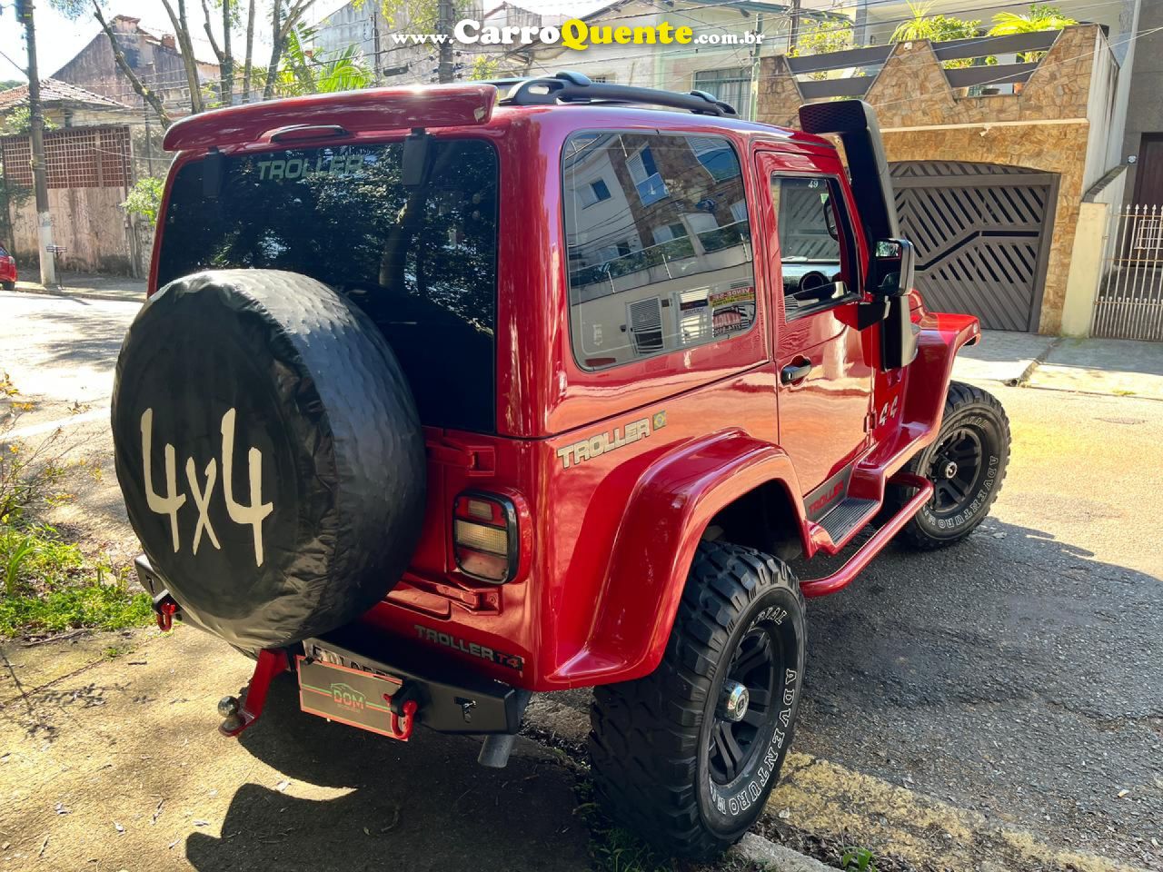 TROLLER   T-4 4X4 3.0 TB INT. CAP. RÍGIDA DIESEL   VERMELHO 2010 3.0 DIESEL - Loja