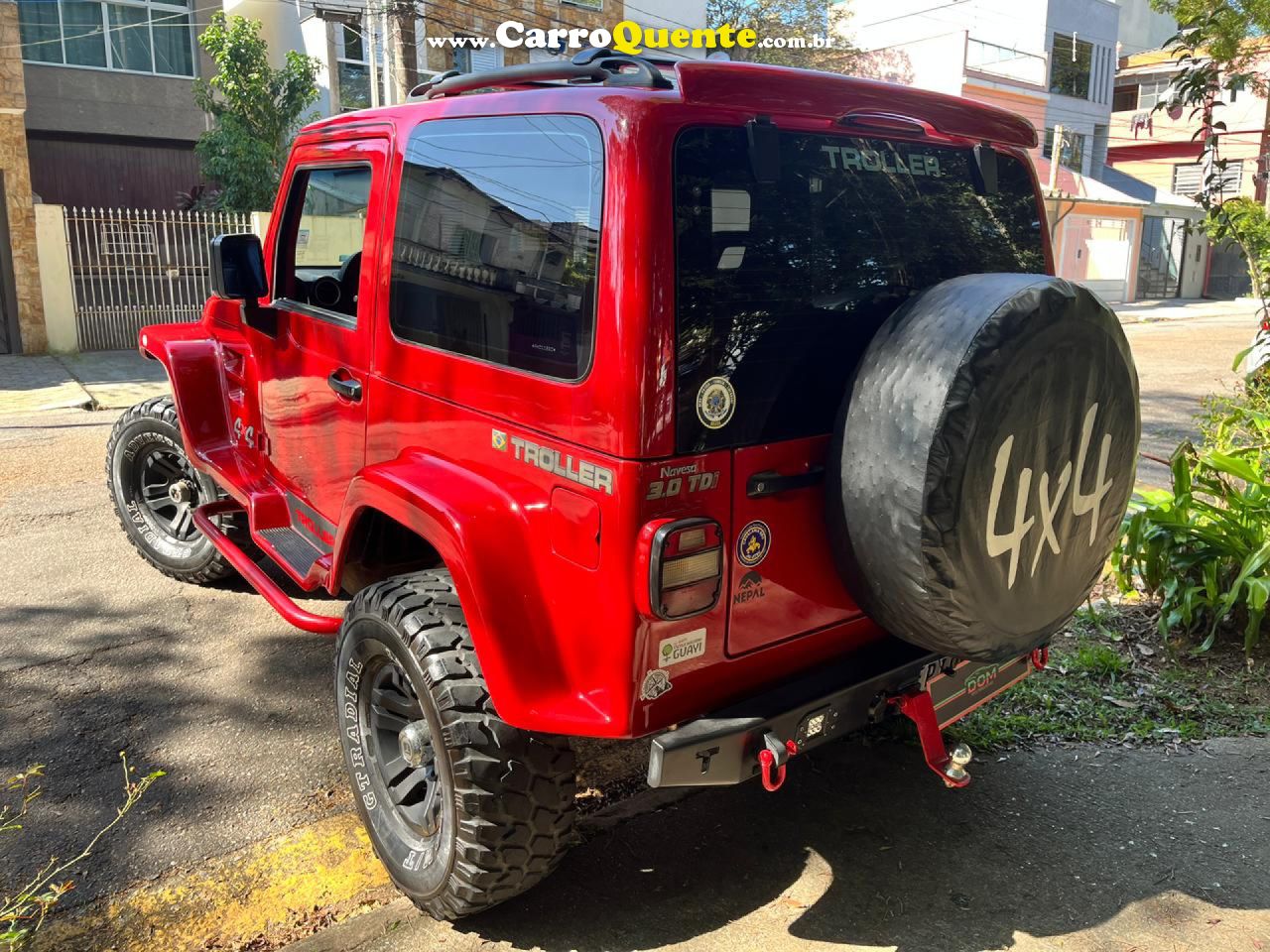 TROLLER   T-4 4X4 3.0 TB INT. CAP. RÍGIDA DIESEL   VERMELHO 2010 3.0 DIESEL - Loja