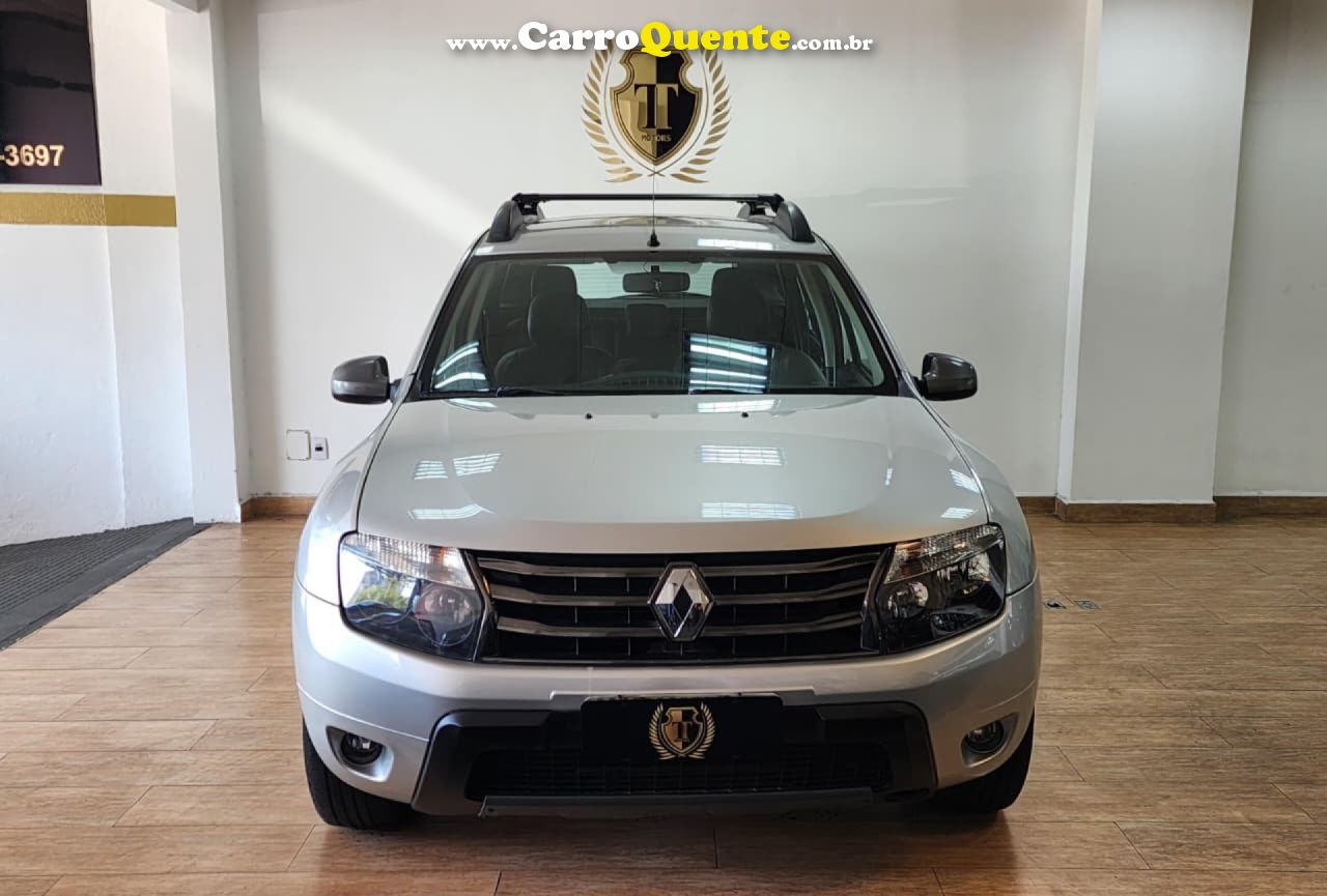 RENAULT   DUSTER DYNAMIQUE 2.0 FLEX 16V AUT.   PRATA 2014 2.0 FLEX - Loja