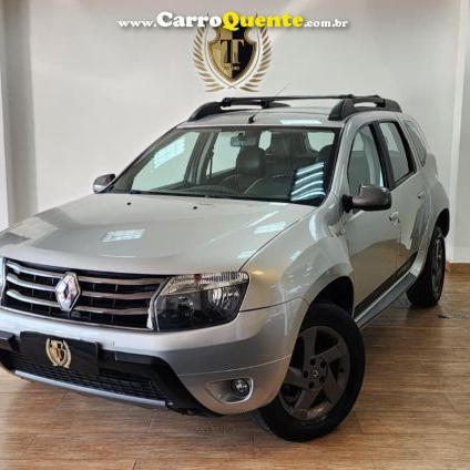 RENAULT   DUSTER DYNAMIQUE 2.0 FLEX 16V AUT.   PRATA 2014 2.0 FLEX
