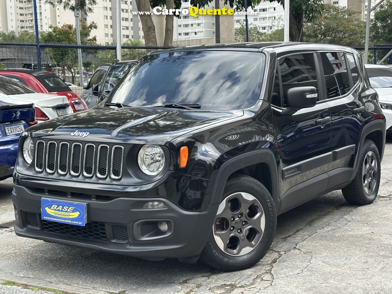 JEEP   RENEGADE SPORT 1.8 4X2 FLEX 16V AUT.   PRETO 2016 1.8 FLEX - Loja