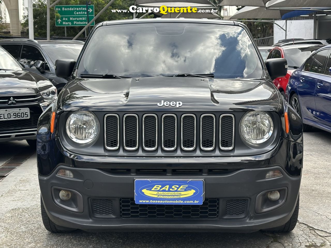 JEEP   RENEGADE SPORT 1.8 4X2 FLEX 16V AUT.   PRETO 2016 1.8 FLEX - Loja