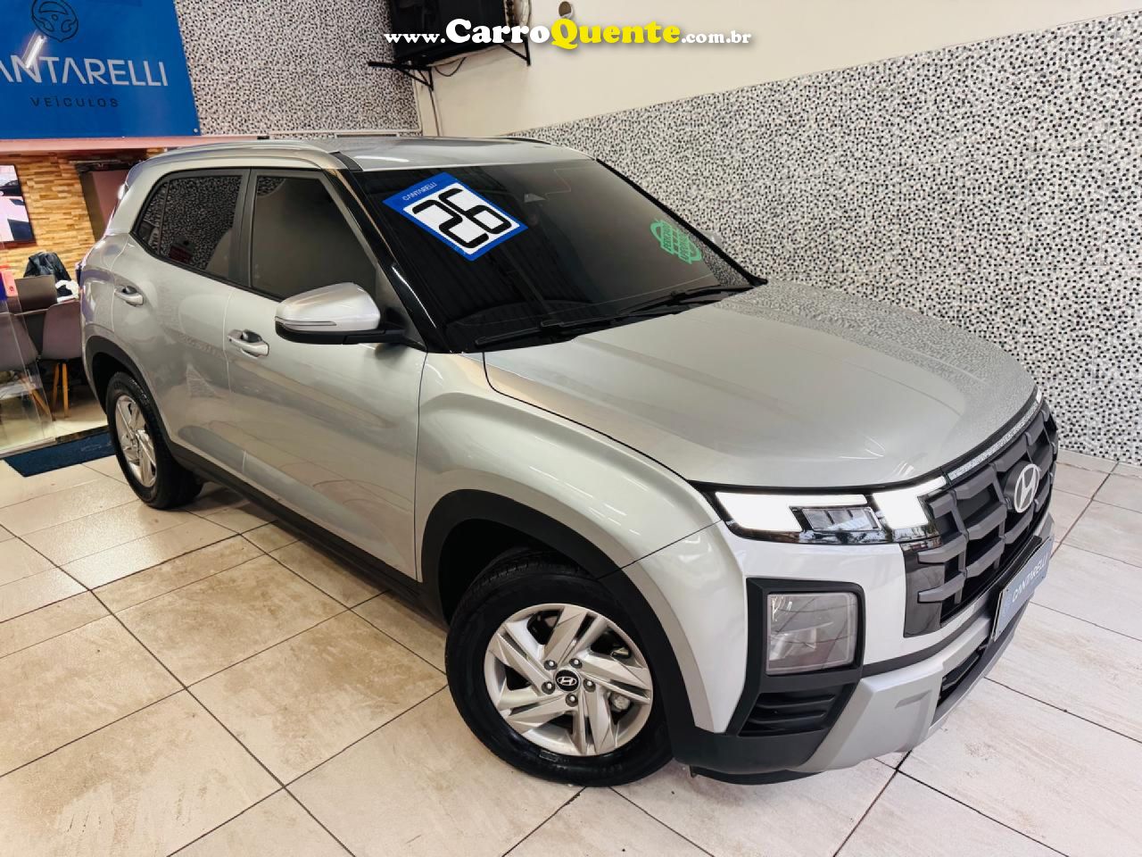 HYUNDAI   CRETA COMFORT 1.0 TB 12V FLEX AUT.   PRATA 2026 1.0 FLEX - Loja