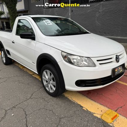 VOLKSWAGEN   SAVEIRO 1.6 MI 1.6 MI TOTAL FLEX 8V   BRANCO 2013 1.6 FLEX