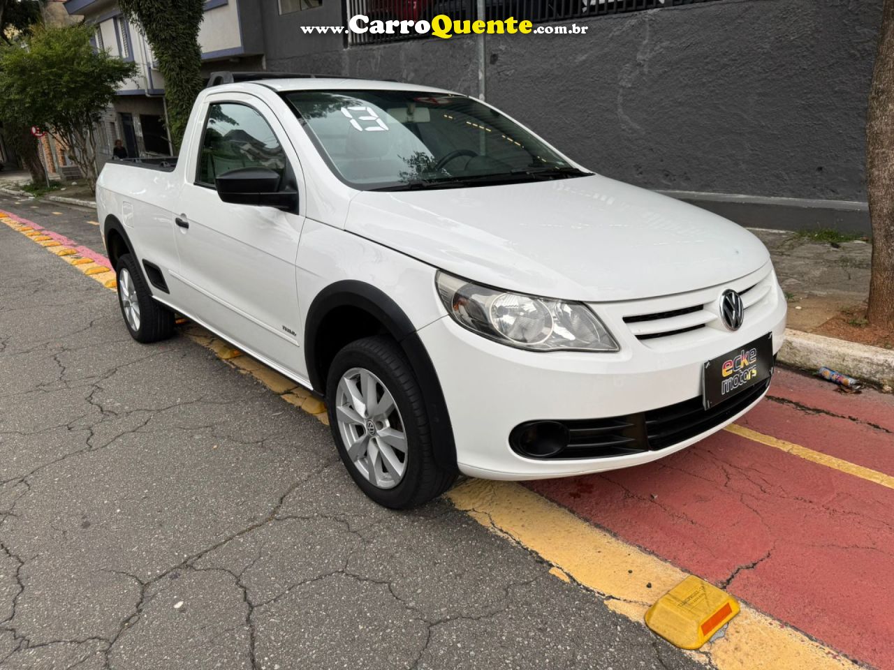 VOLKSWAGEN   SAVEIRO 1.6 MI 1.6 MI TOTAL FLEX 8V   BRANCO 2013 1.6 FLEX - Loja