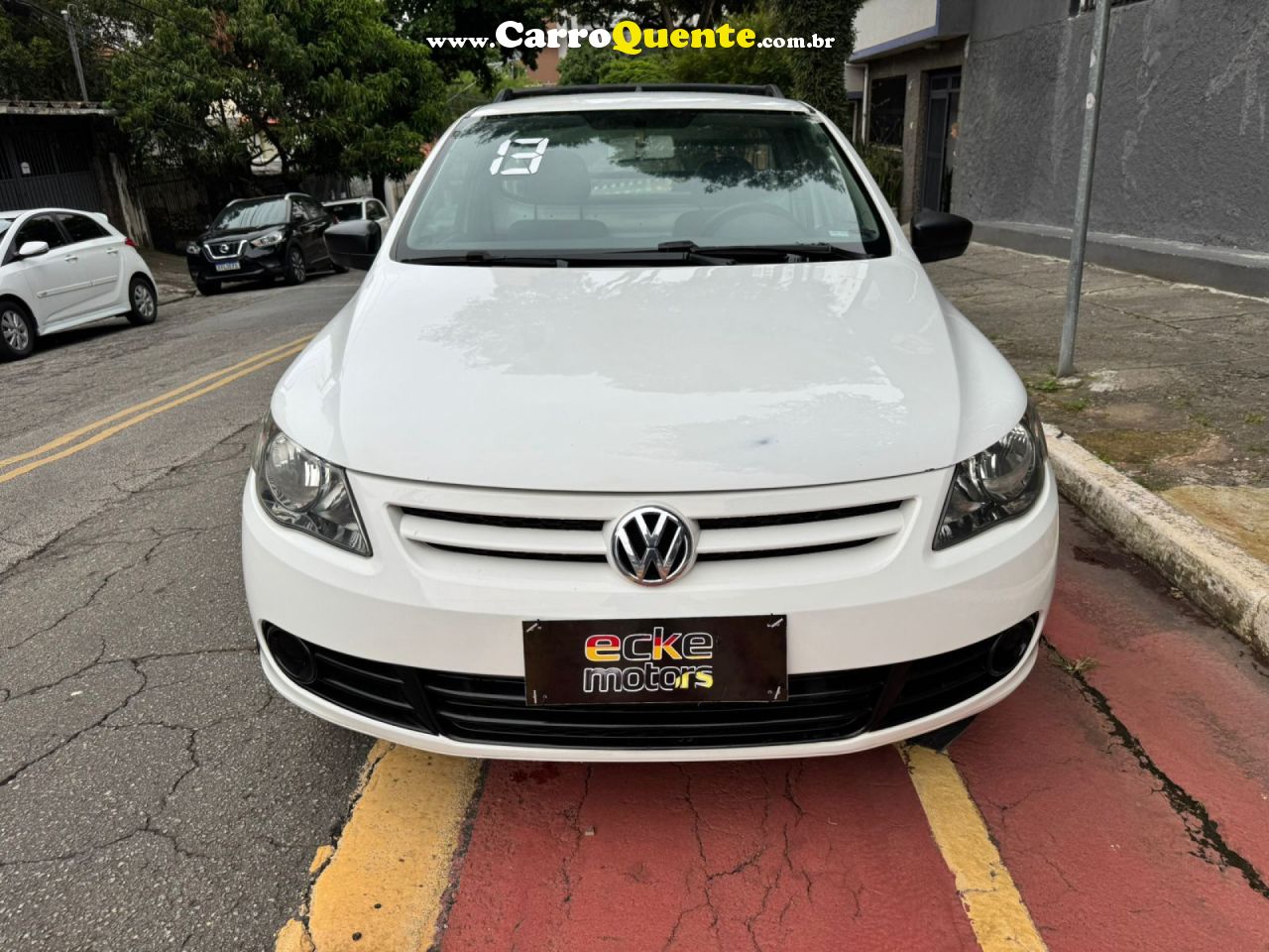 VOLKSWAGEN   SAVEIRO 1.6 MI 1.6 MI TOTAL FLEX 8V   BRANCO 2013 1.6 FLEX - Loja