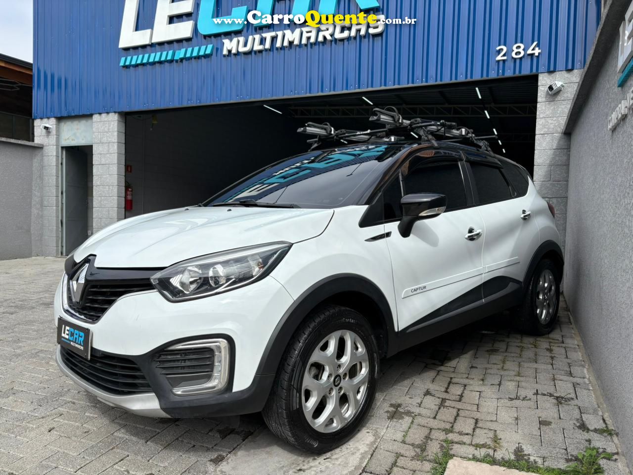 RENAULT   CAPTUR ZEN 1.6 16V FLEX 5P AUT.   BRANCO 2019 1.6 FLEX - Loja