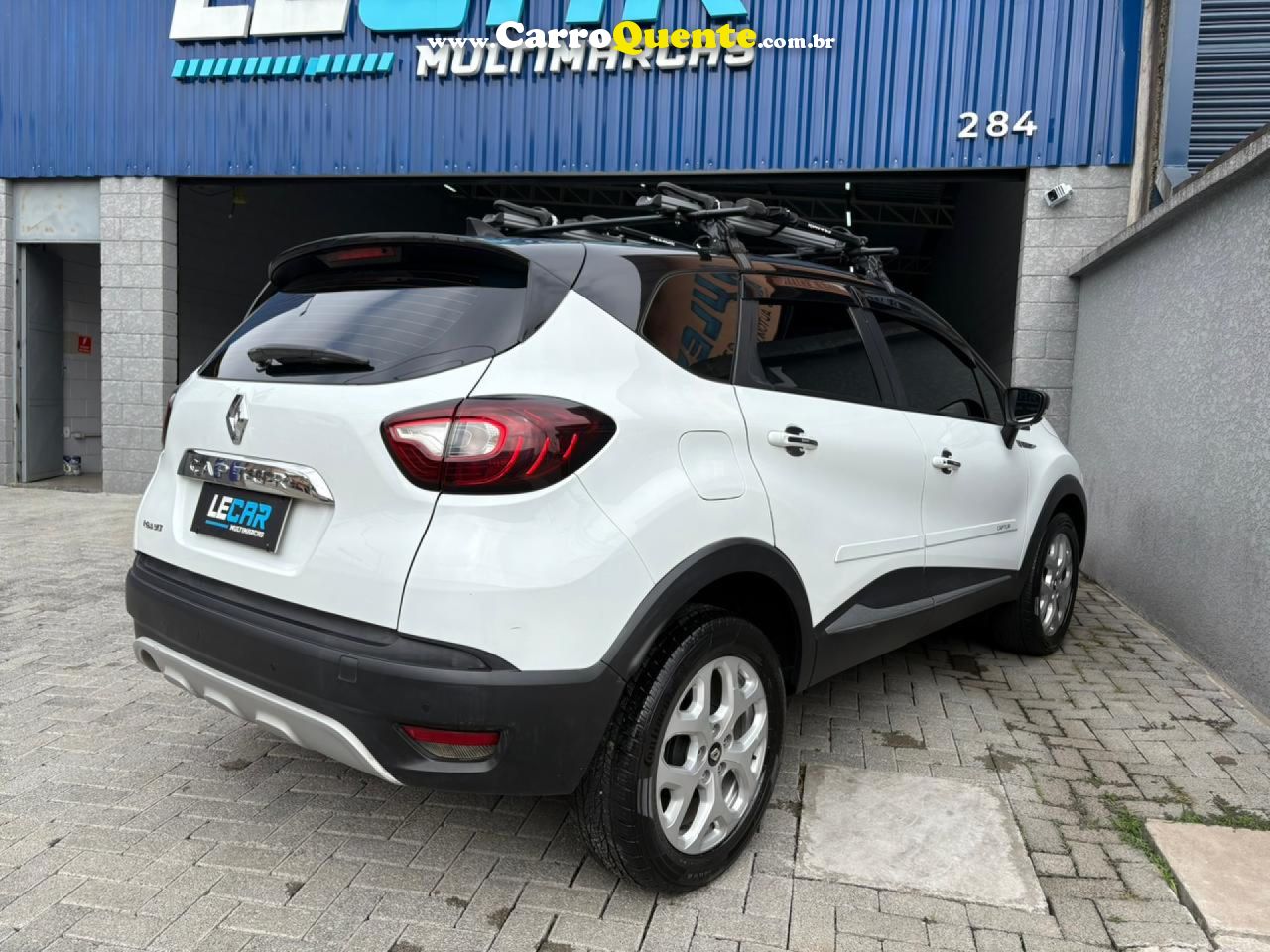 RENAULT   CAPTUR ZEN 1.6 16V FLEX 5P AUT.   BRANCO 2019 1.6 FLEX - Loja