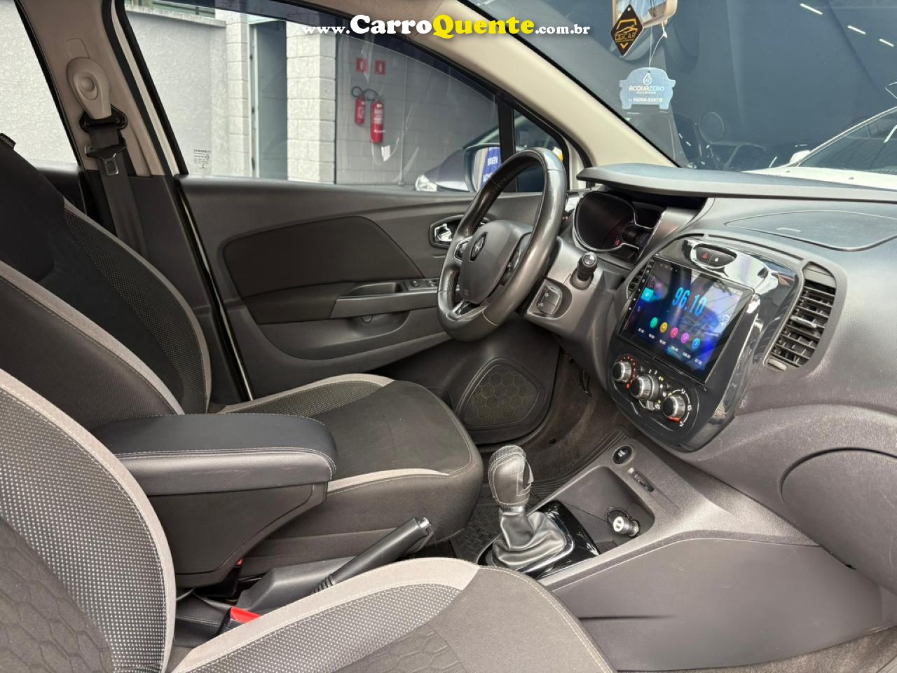 RENAULT   CAPTUR ZEN 1.6 16V FLEX 5P AUT.   BRANCO 2019 1.6 FLEX - Loja