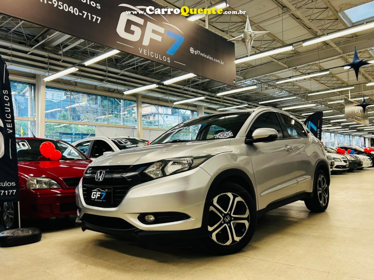 HONDA   HR-V EXL 1.8 FLEXONE 16V 5P AUT.   PRATA 2016 1.8 GASOLINA - Loja