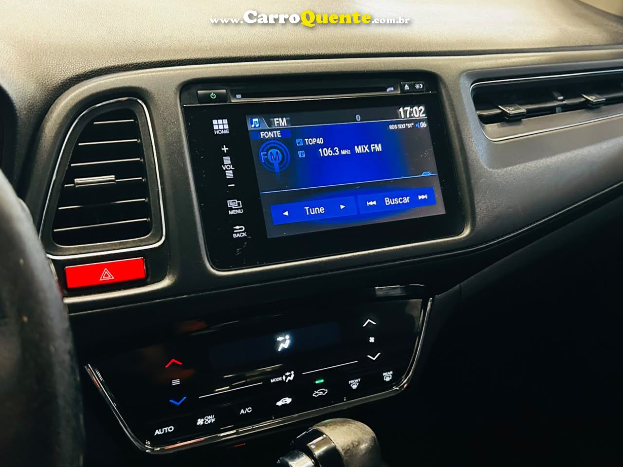 HONDA   HR-V EXL 1.8 FLEXONE 16V 5P AUT.   PRATA 2016 1.8 GASOLINA - Loja