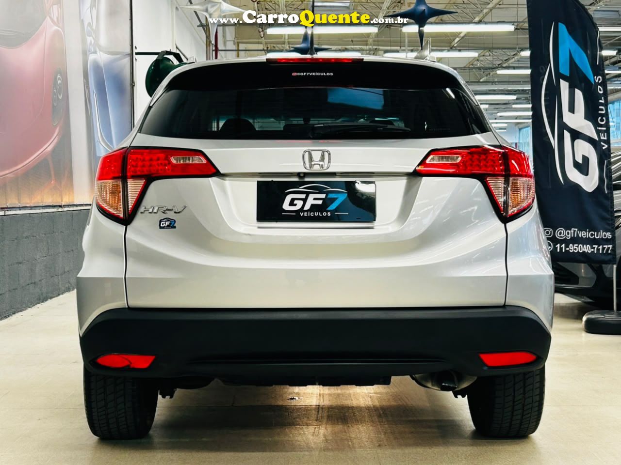 HONDA   HR-V EXL 1.8 FLEXONE 16V 5P AUT.   PRATA 2016 1.8 GASOLINA - Loja