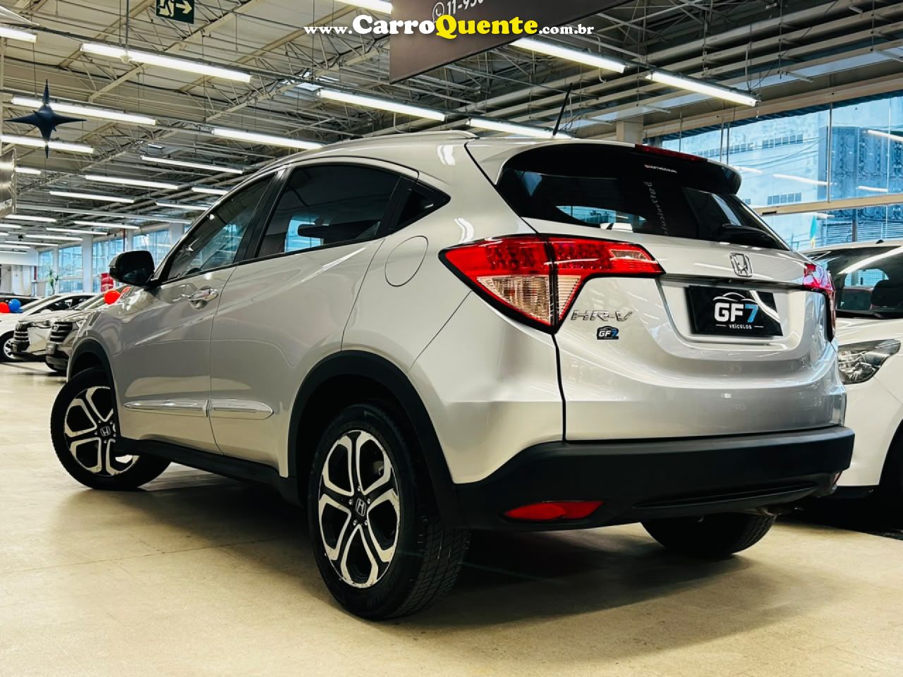 HONDA   HR-V EXL 1.8 FLEXONE 16V 5P AUT.   PRATA 2016 1.8 GASOLINA - Loja