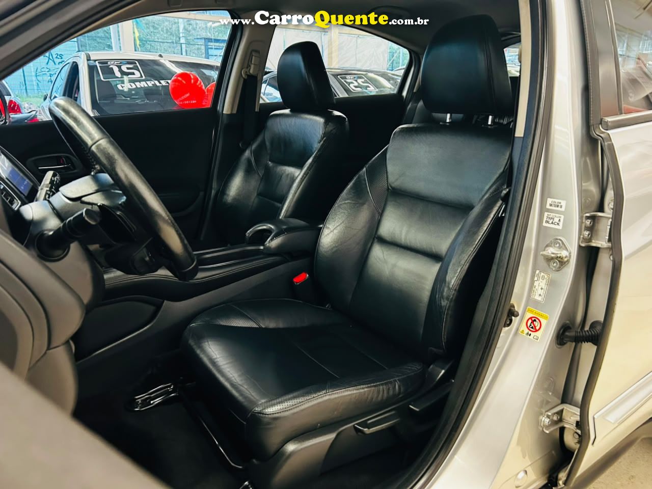 HONDA   HR-V EXL 1.8 FLEXONE 16V 5P AUT.   PRATA 2016 1.8 GASOLINA - Loja