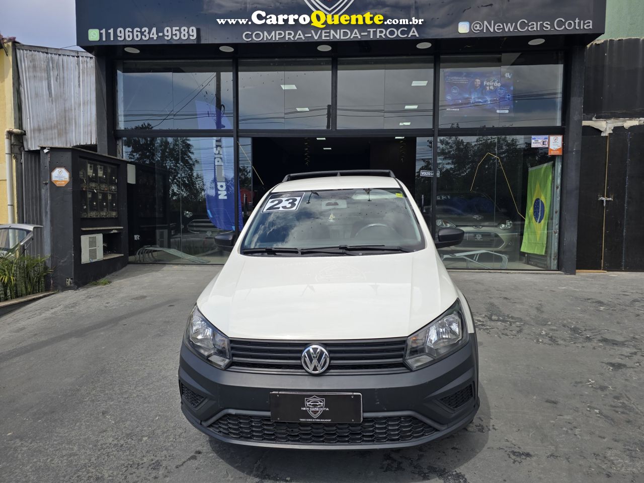 VOLKSWAGEN   SAVEIRO ROBUST 1.6 TOTAL FLEX 16V    BRANCO 2023 1.6 FLEX - Loja