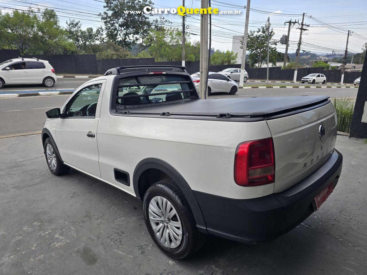 VOLKSWAGEN   SAVEIRO ROBUST 1.6 TOTAL FLEX 16V    BRANCO 2023 1.6 FLEX - Loja