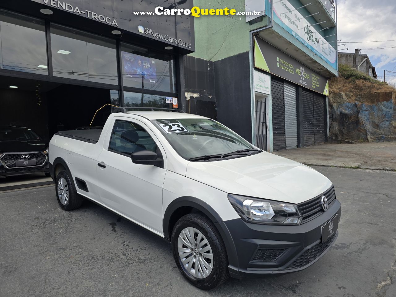 VOLKSWAGEN   SAVEIRO ROBUST 1.6 TOTAL FLEX 16V    BRANCO 2023 1.6 FLEX - Loja