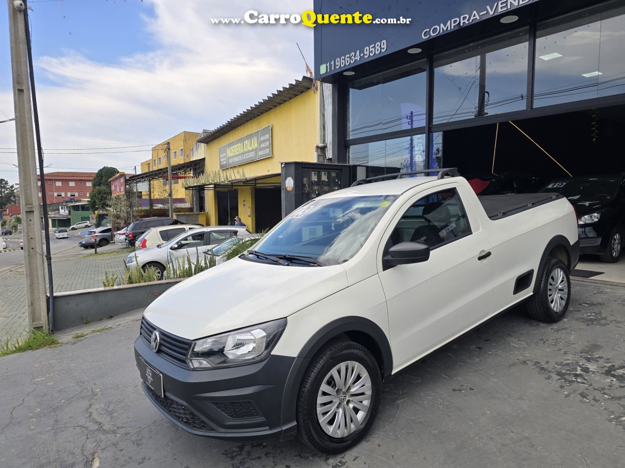 VOLKSWAGEN   SAVEIRO ROBUST 1.6 TOTAL FLEX 16V    BRANCO 2023 1.6 FLEX - Loja
