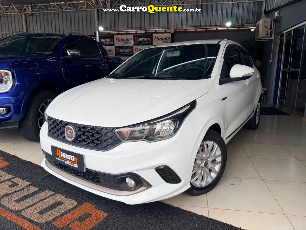 FIAT   ARGO PRECISION 1.8 16V FLEX AUT.   BRANCO 2018 1.8 FLEX - Loja