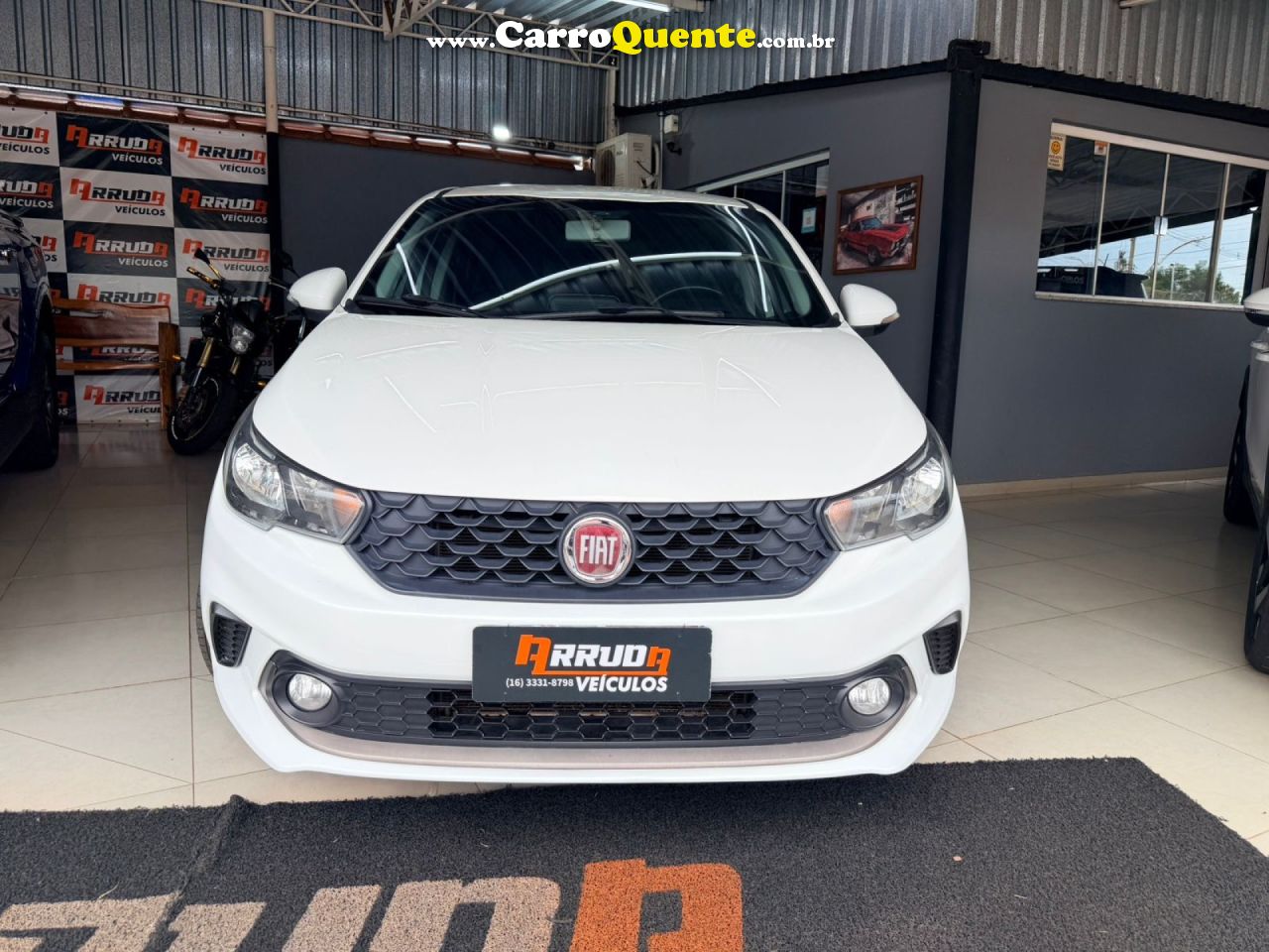 FIAT   ARGO PRECISION 1.8 16V FLEX AUT.   BRANCO 2018 1.8 FLEX - Loja