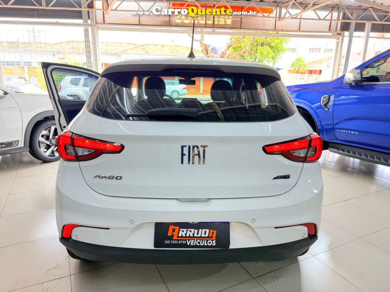 FIAT   ARGO PRECISION 1.8 16V FLEX AUT.   BRANCO 2018 1.8 FLEX - Loja