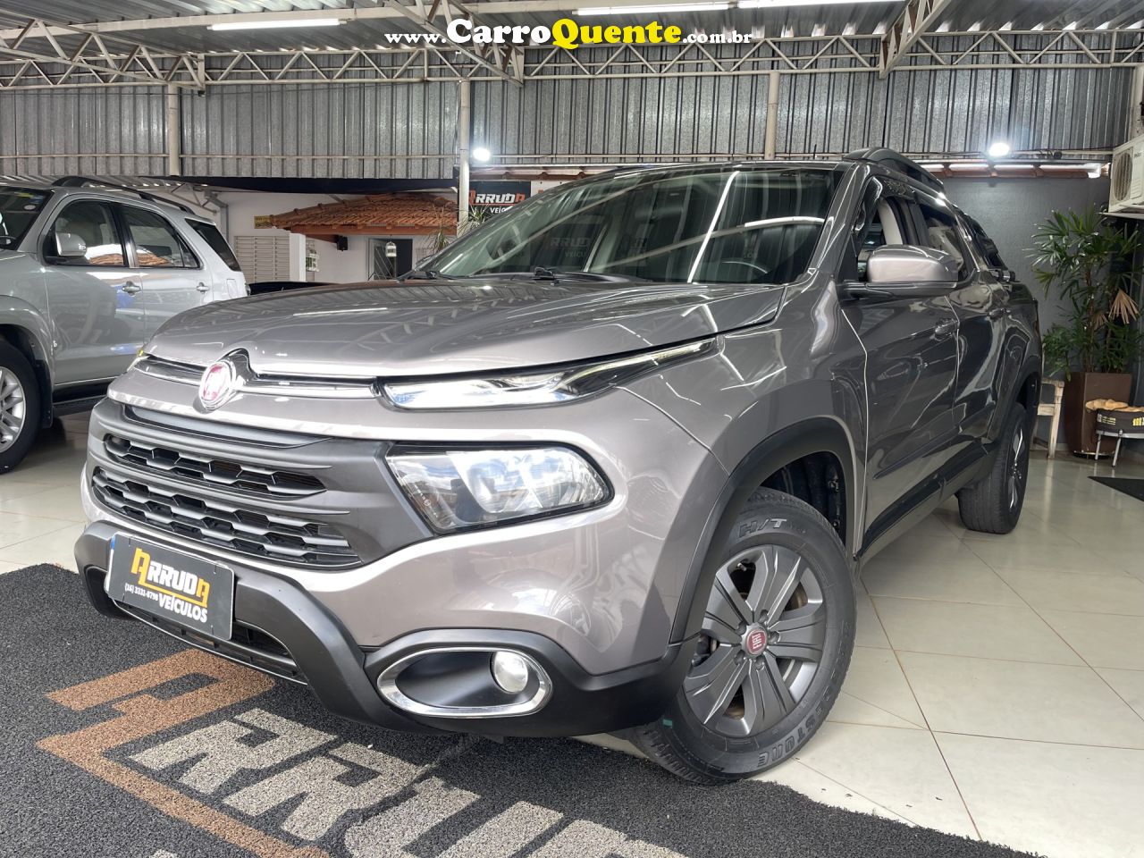 FIAT   TORO FREEDOM 1.8 16V FLEX AUT.   CINZA 2020 1.8 FLEX - Loja