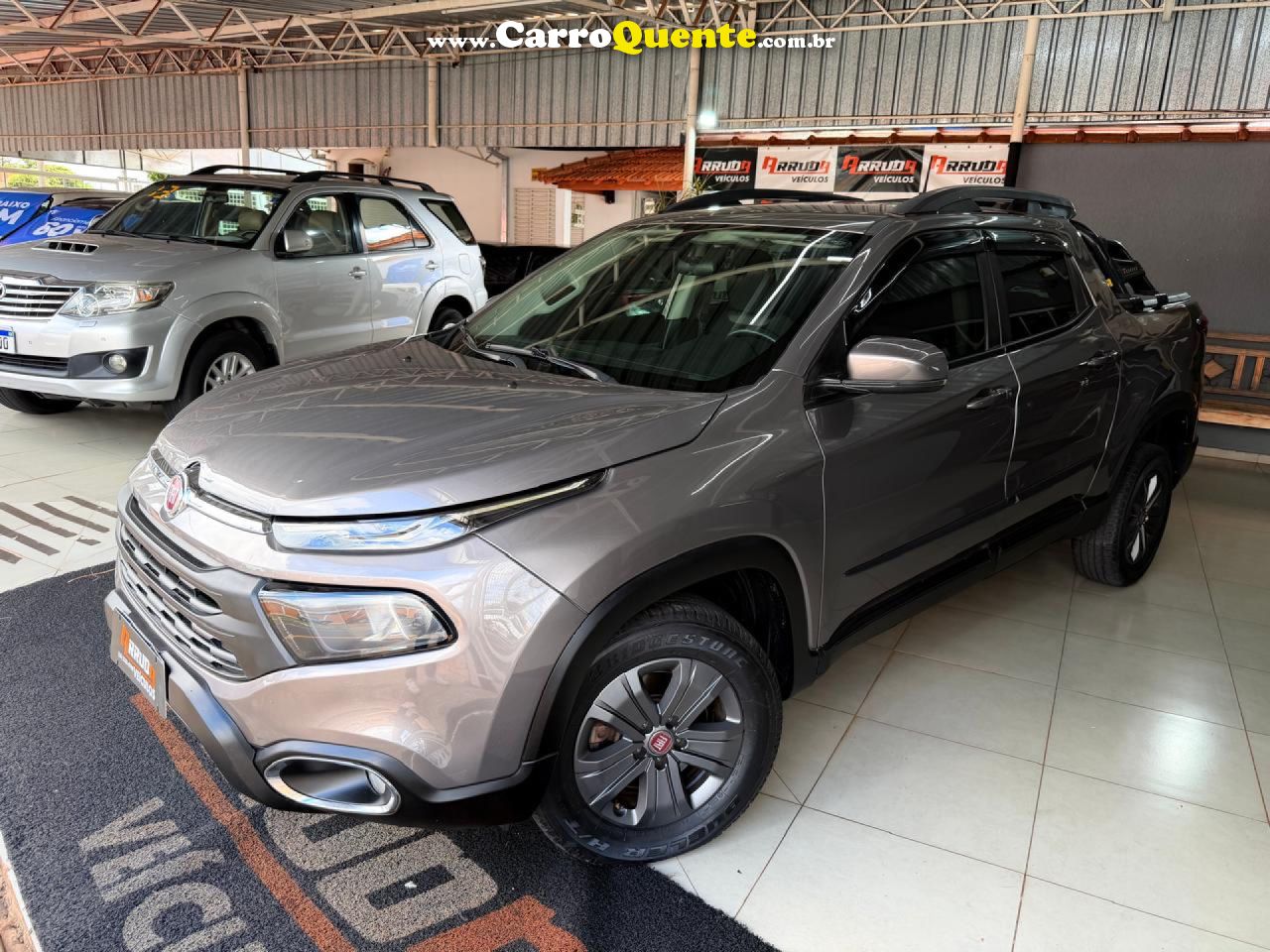 FIAT   TORO FREEDOM 1.8 16V FLEX AUT.   CINZA 2020 1.8 FLEX - Loja