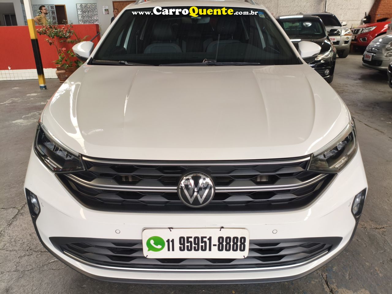 VOLKSWAGEN   NIVUS HIGHLINE 1.0 200 TSI FLEX AUT.   BRANCO 2023 1.0 FLEX - Loja