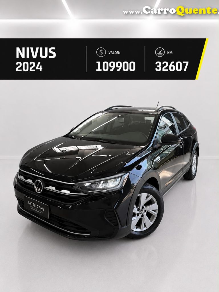 VOLKSWAGEN   NIVUS COMFORTLINE 1.0 200 TSI FLEX AUT.   PRETO 2024 1.0 FLEX - Loja
