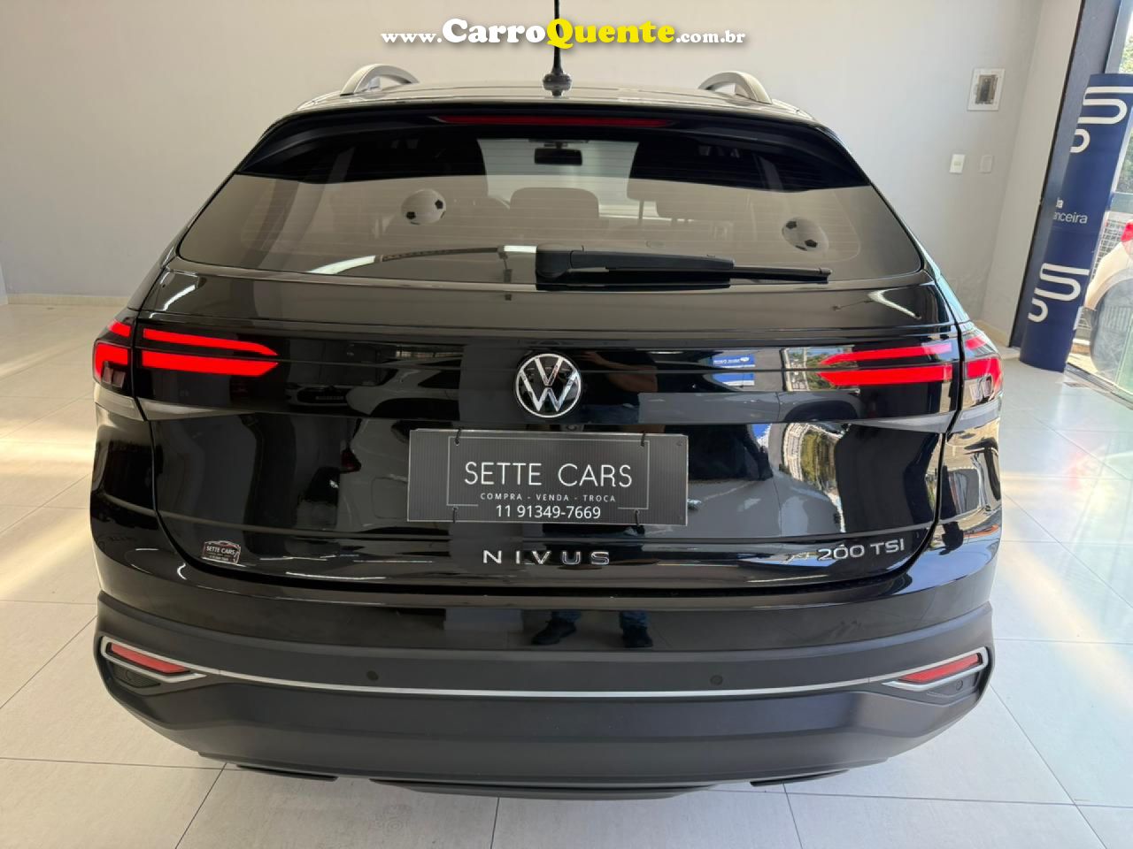 VOLKSWAGEN   NIVUS COMFORTLINE 1.0 200 TSI FLEX AUT.   PRETO 2024 1.0 FLEX - Loja
